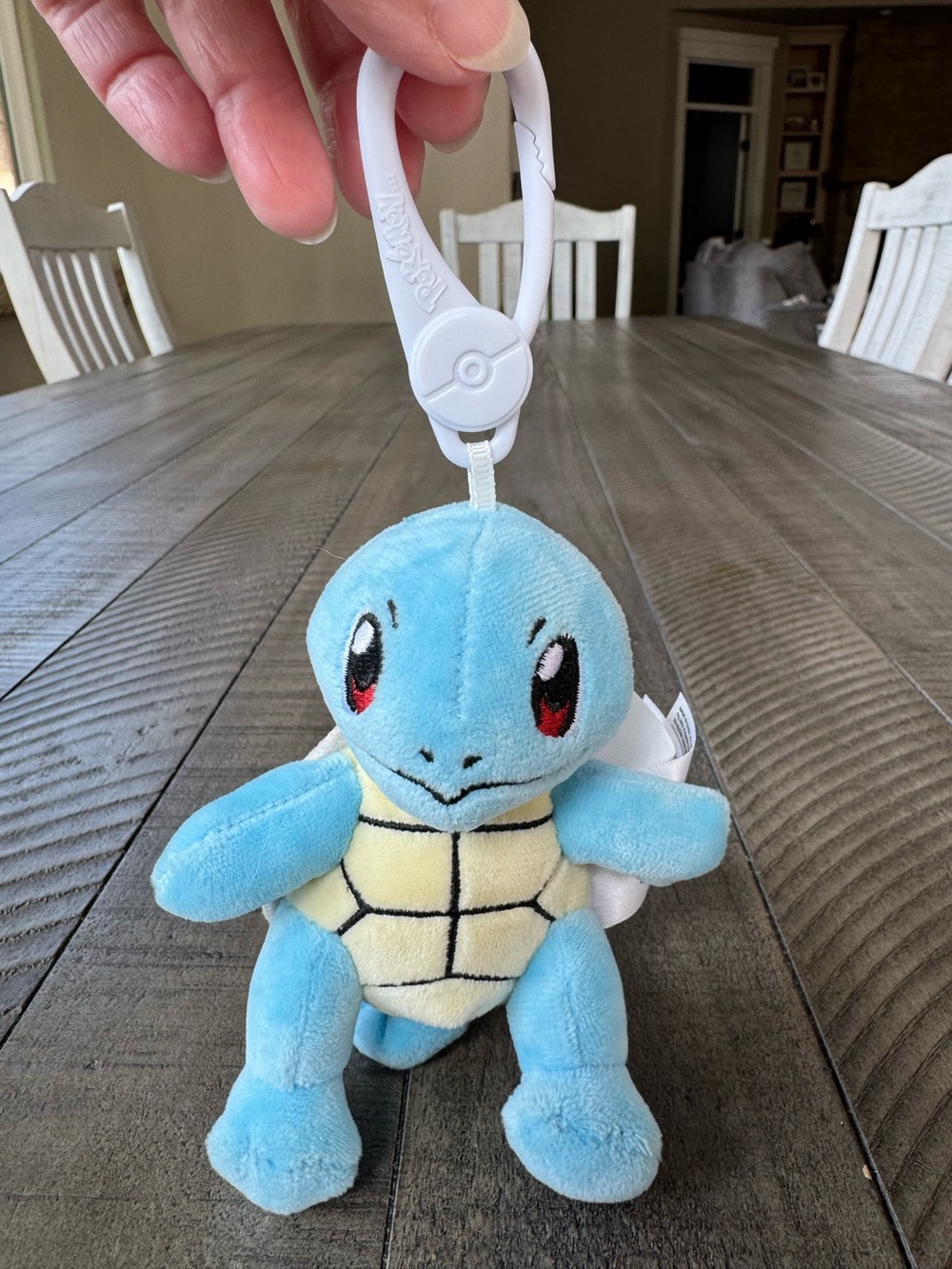 Pokémon- Jazwares Clip-On Plush Squirtle